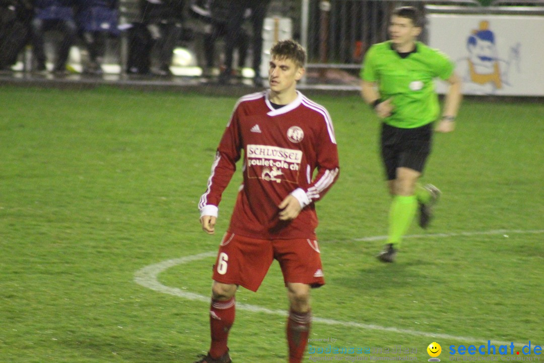 Fussball: FC Gossau vs FC Tuggen 3:1, Gossau - Schweiz, 28.03.2018
