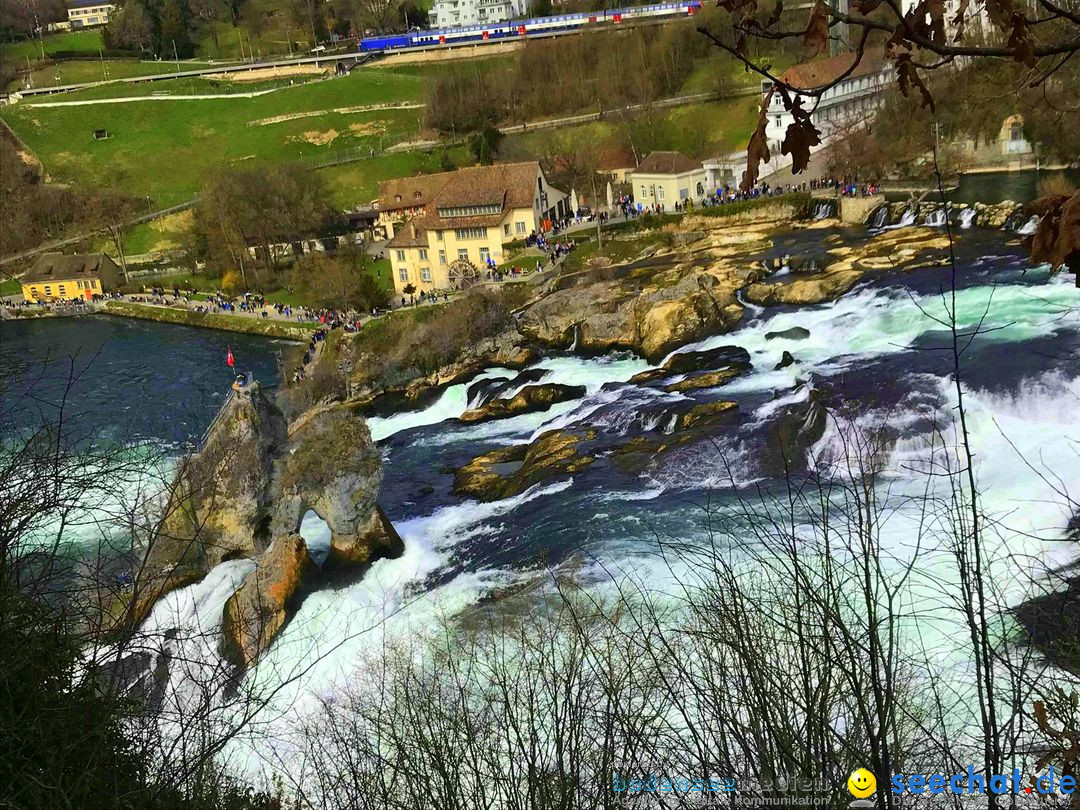 Rheinfall: Neuhausen - Schweiz, 02.04.2018