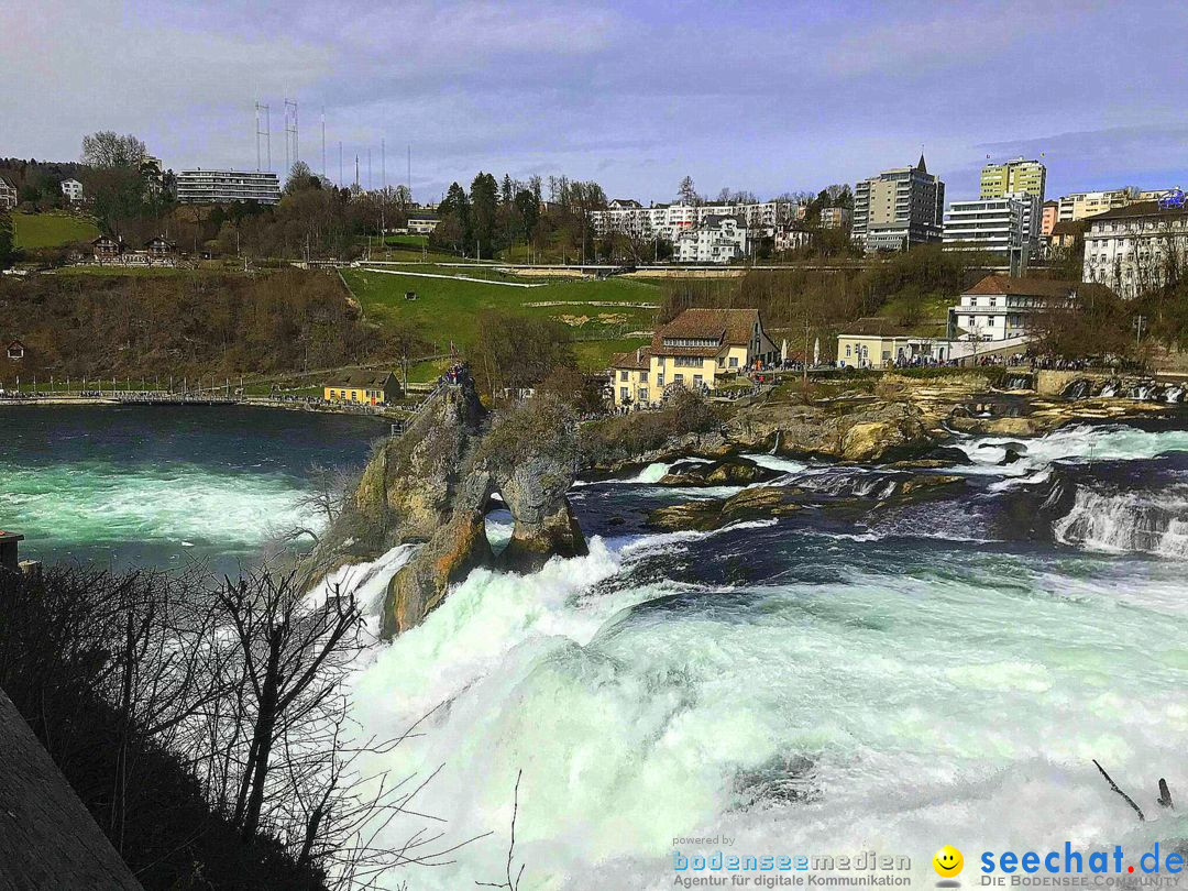 Rheinfall: Neuhausen - Schweiz, 02.04.2018