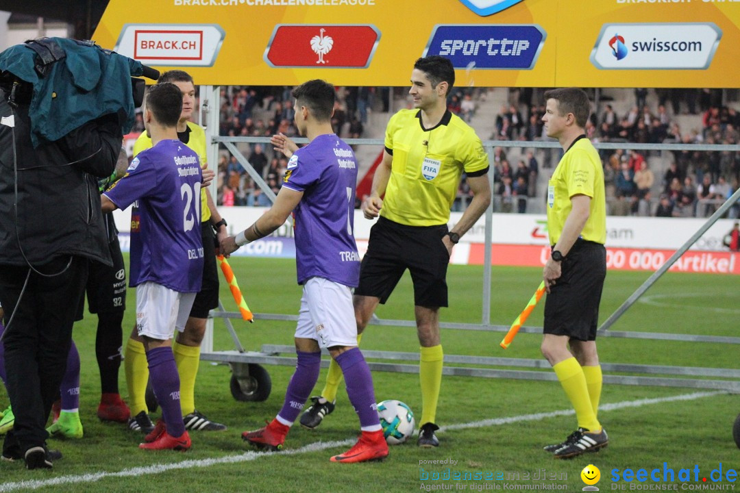 Fussball: FC Winterthur - FC Schaffhausen: Winterthur, 06.04.2018