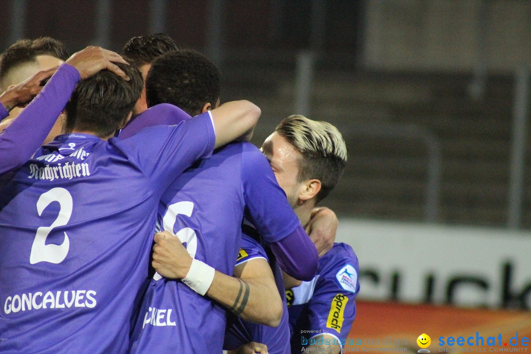 Fussball: FC Winterthur - FC Schaffhausen: Winterthur, 06.04.2018