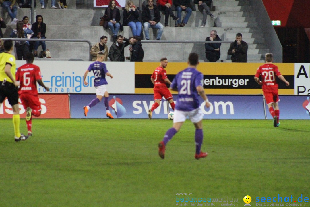 Fussball: FC Winterthur - FC Schaffhausen: Winterthur, 06.04.2018
