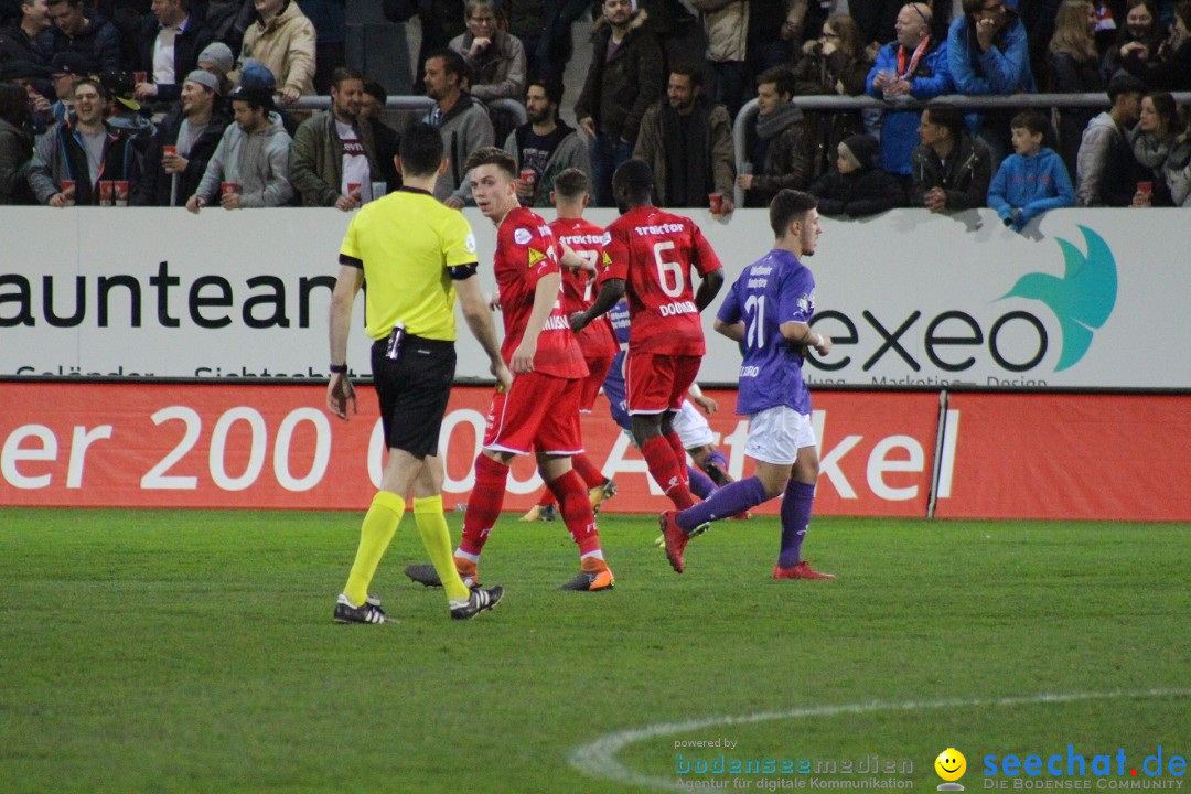 Fussball: FC Winterthur - FC Schaffhausen: Winterthur, 06.04.2018