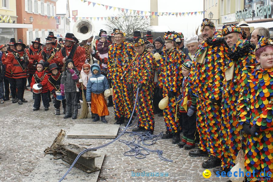 Narrenbaumstellen: Stockach, 11.02.2010