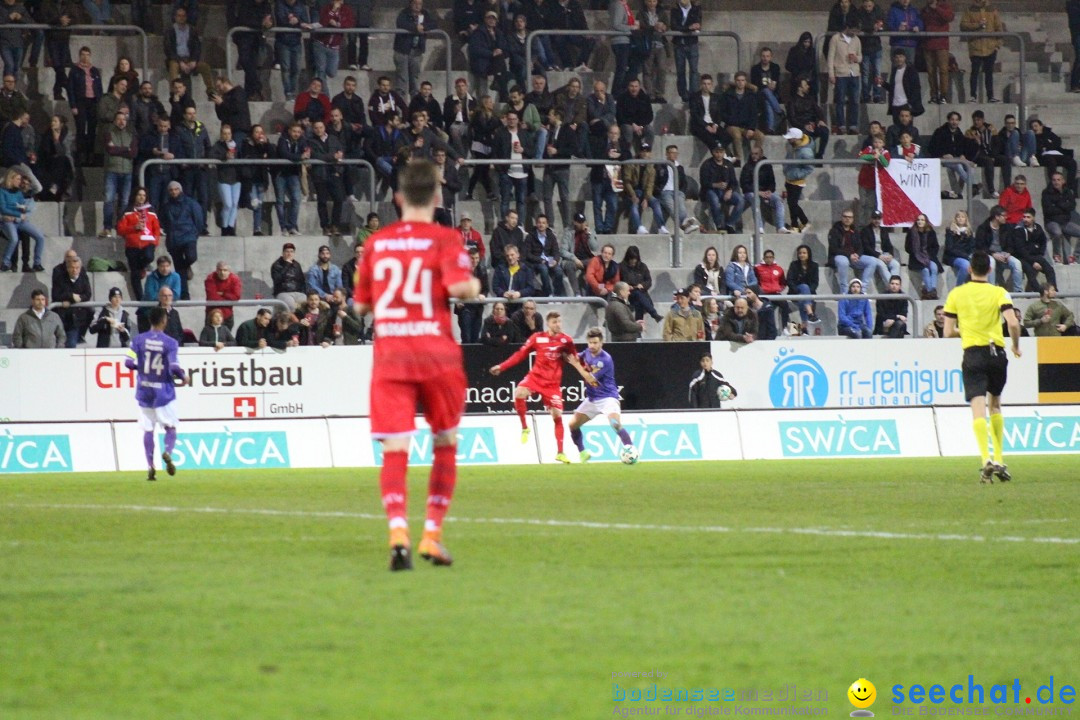 Fussball: FC Winterthur - FC Schaffhausen: Winterthur, 06.04.2018