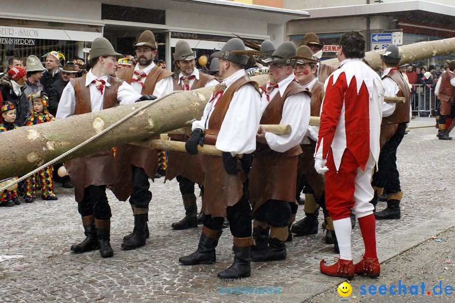 Narrenbaumstellen: Stockach, 11.02.2010