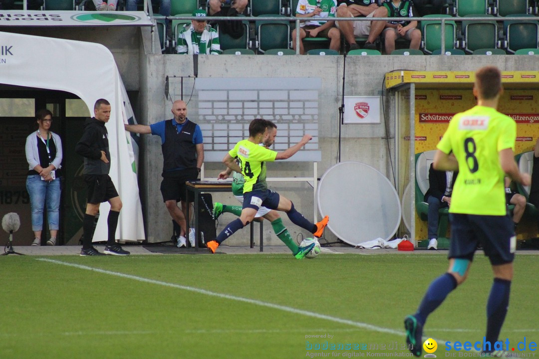 Fussball: FC ST.GALLEN 1879 vs FC THUN, St. Gallen - Schweiz, 21.04.2018