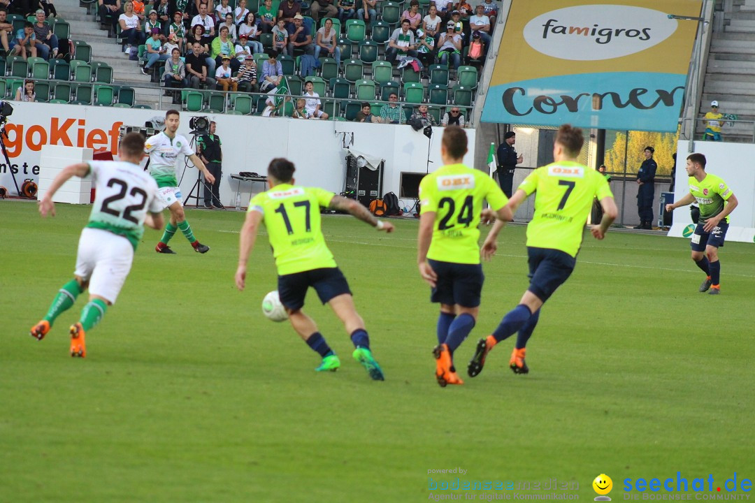 Fussball: FC ST.GALLEN 1879 vs FC THUN, St. Gallen - Schweiz, 21.04.2018