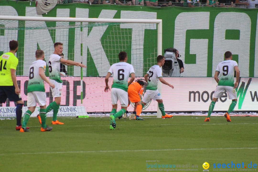 Fussball: FC ST.GALLEN 1879 vs FC THUN, St. Gallen - Schweiz, 21.04.2018