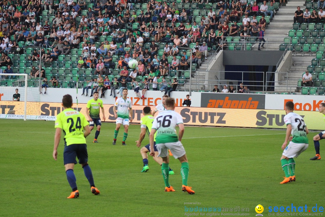 Fussball: FC ST.GALLEN 1879 vs FC THUN, St. Gallen - Schweiz, 21.04.2018