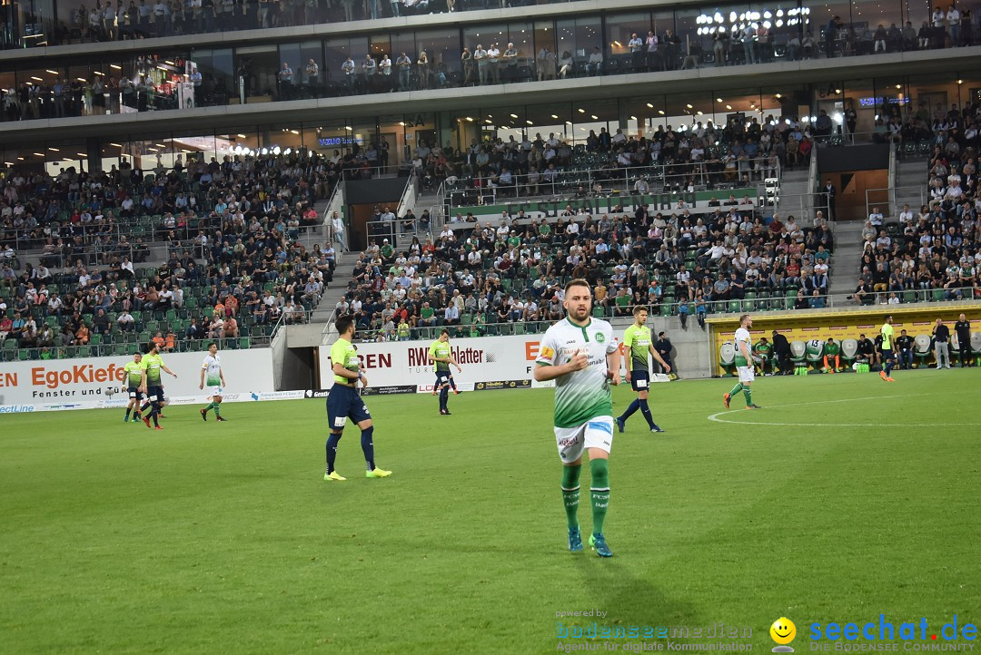 Fussball: FC ST.GALLEN 1879 vs FC THUN, St. Gallen - Schweiz, 21.04.2018