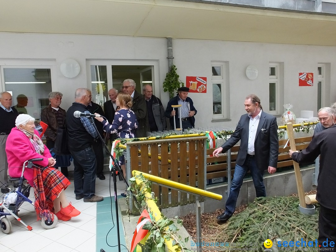 Maibaumstellen: Riedlingen, 02.05.2018