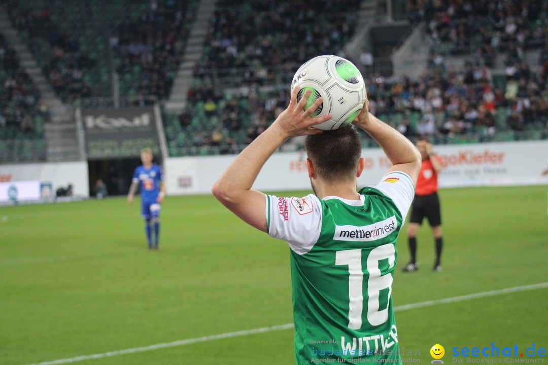 Fussball: FC ST.GALLEN 1879 vs FC LUZERN, St. Gallen - Schweiz, 09.05.2018