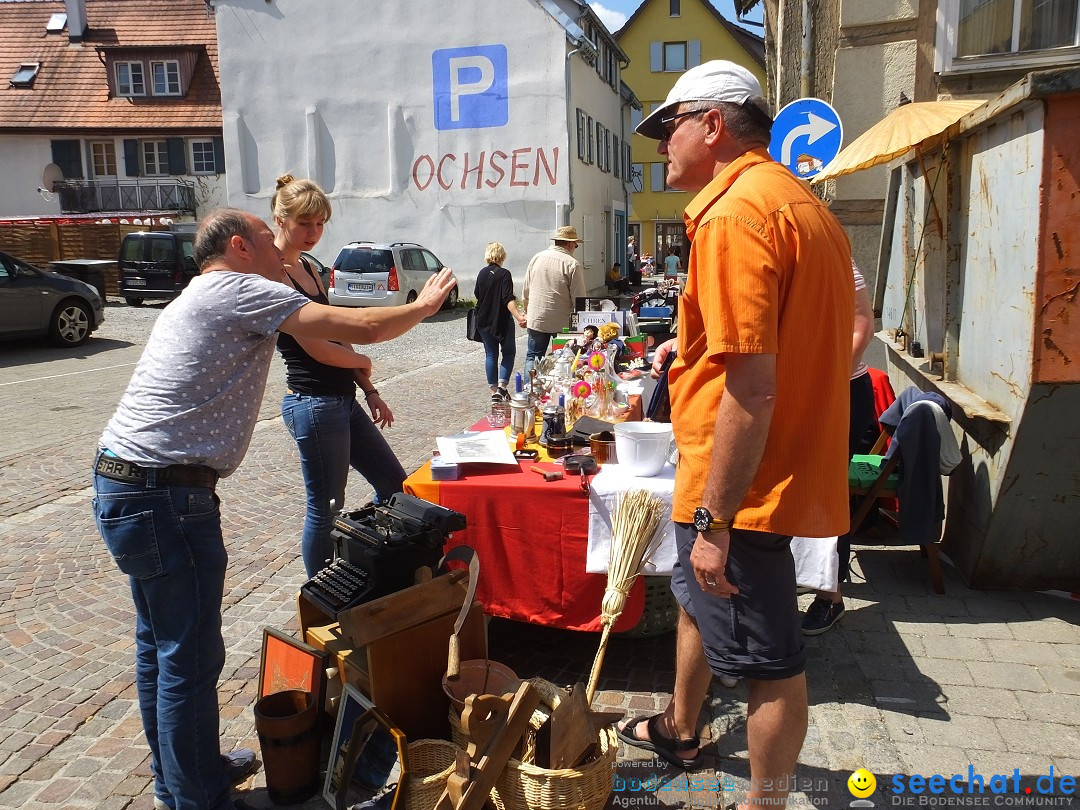 Flohmarkt in Bad-Saulgau am Bodensee, 12.05.2018