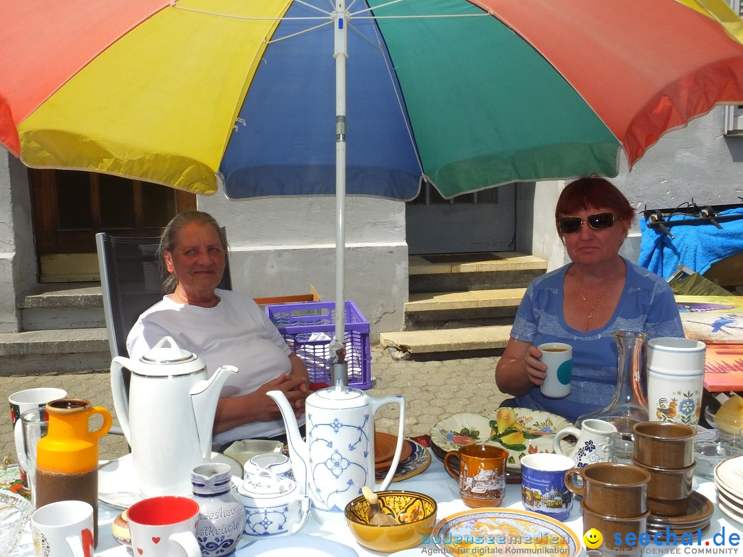 Flohmarkt in Bad-Saulgau am Bodensee, 12.05.2018