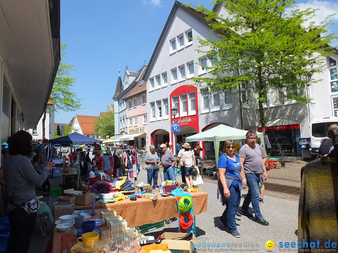 Flohmarkt in Bad-Saulgau am Bodensee, 12.05.2018