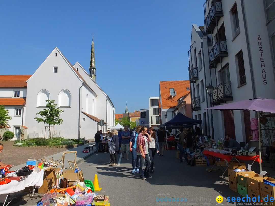 Flohmarkt in Bad-Saulgau am Bodensee, 12.05.2018