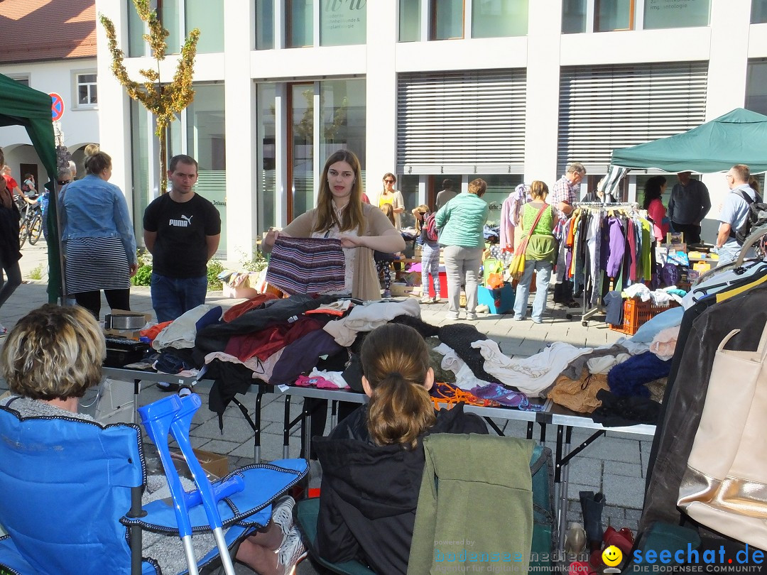 Flohmarkt in Bad-Saulgau am Bodensee, 12.05.2018