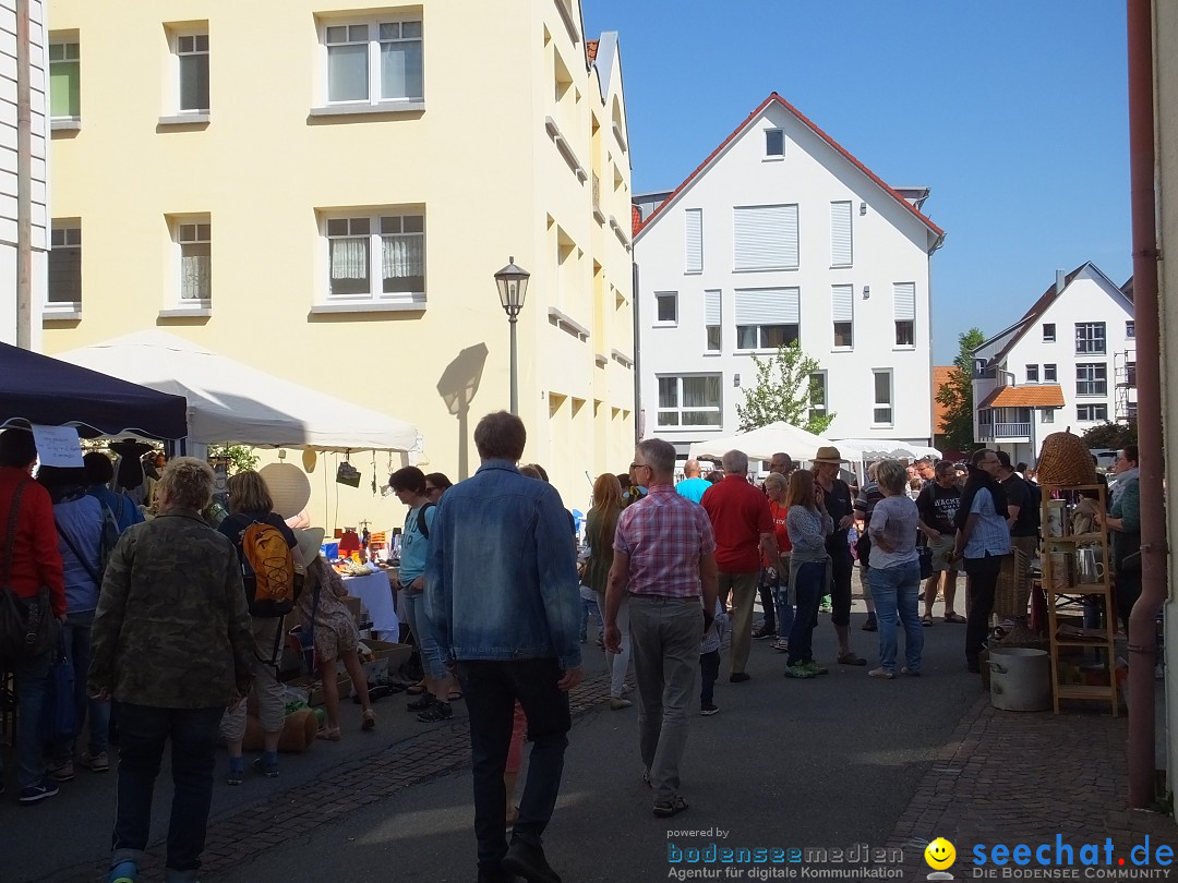 Flohmarkt in Bad-Saulgau am Bodensee, 12.05.2018