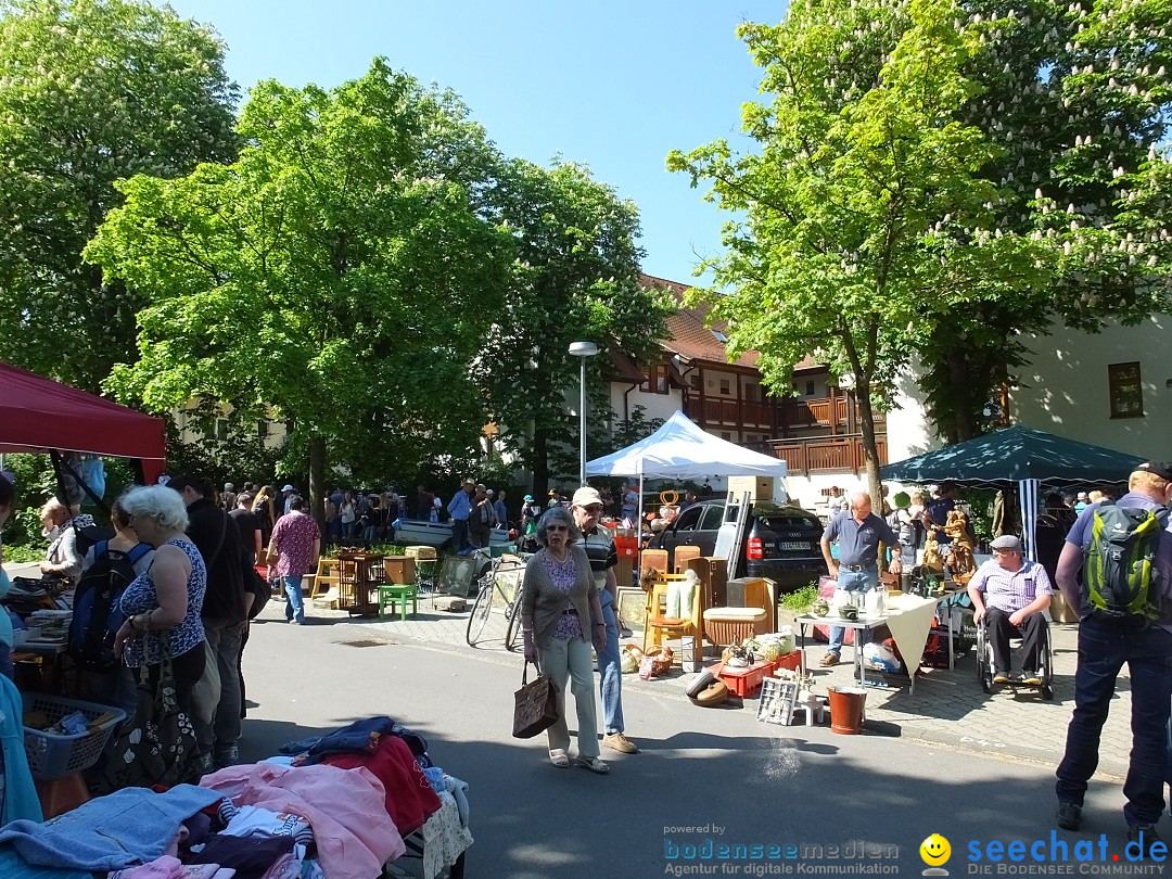 Flohmarkt in Bad-Saulgau am Bodensee, 12.05.2018