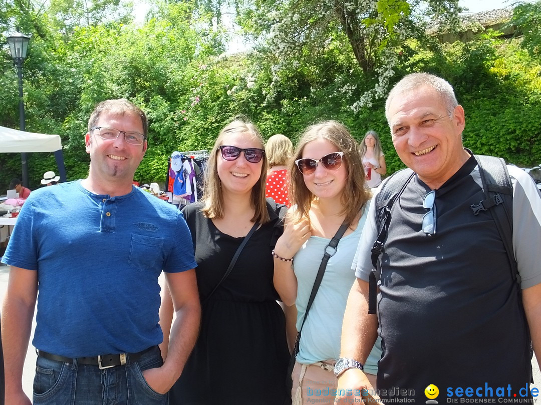 Flohmarkt in Bad-Saulgau am Bodensee, 12.05.2018