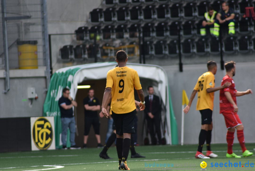 Fussball: FC Schaffhausen vs FC Winterthur - Schweiz, 21.05.2018