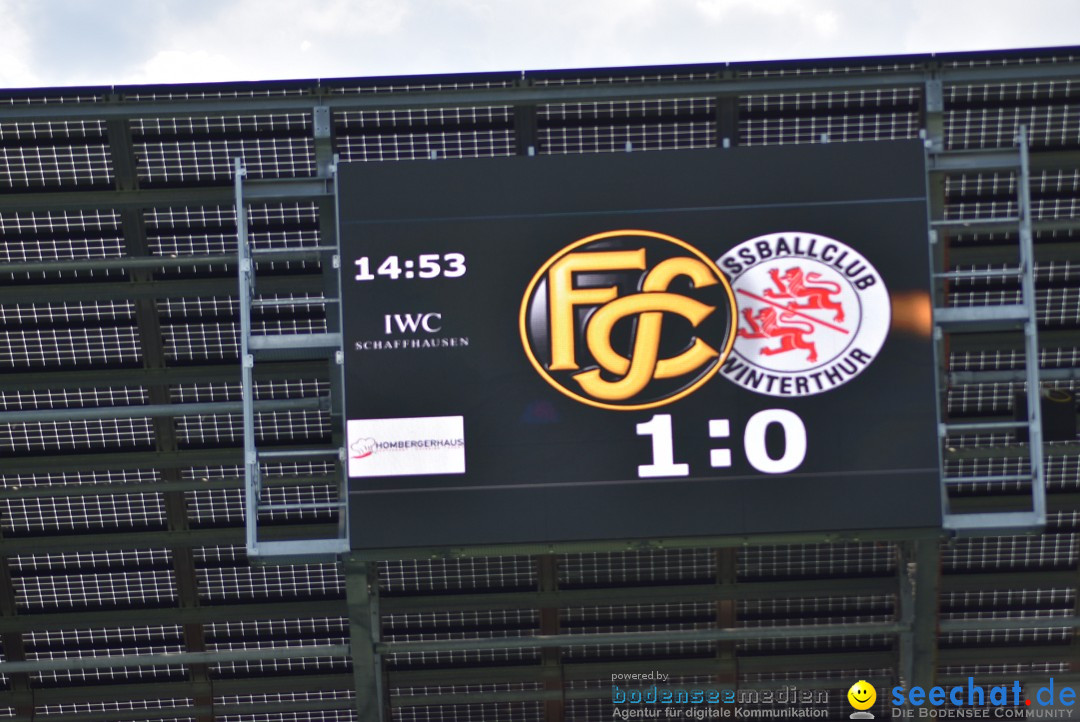 Fussball: FC Schaffhausen vs FC Winterthur - Schweiz, 21.05.2018