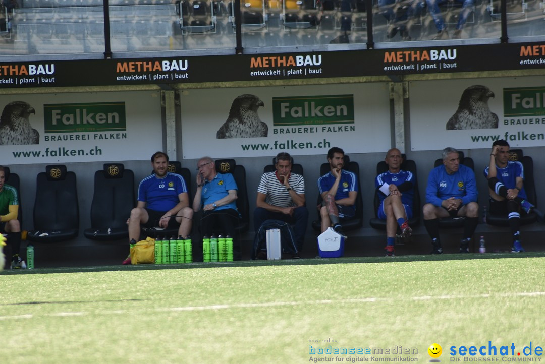 Fussball: FC Schaffhausen vs FC Winterthur - Schweiz, 21.05.2018