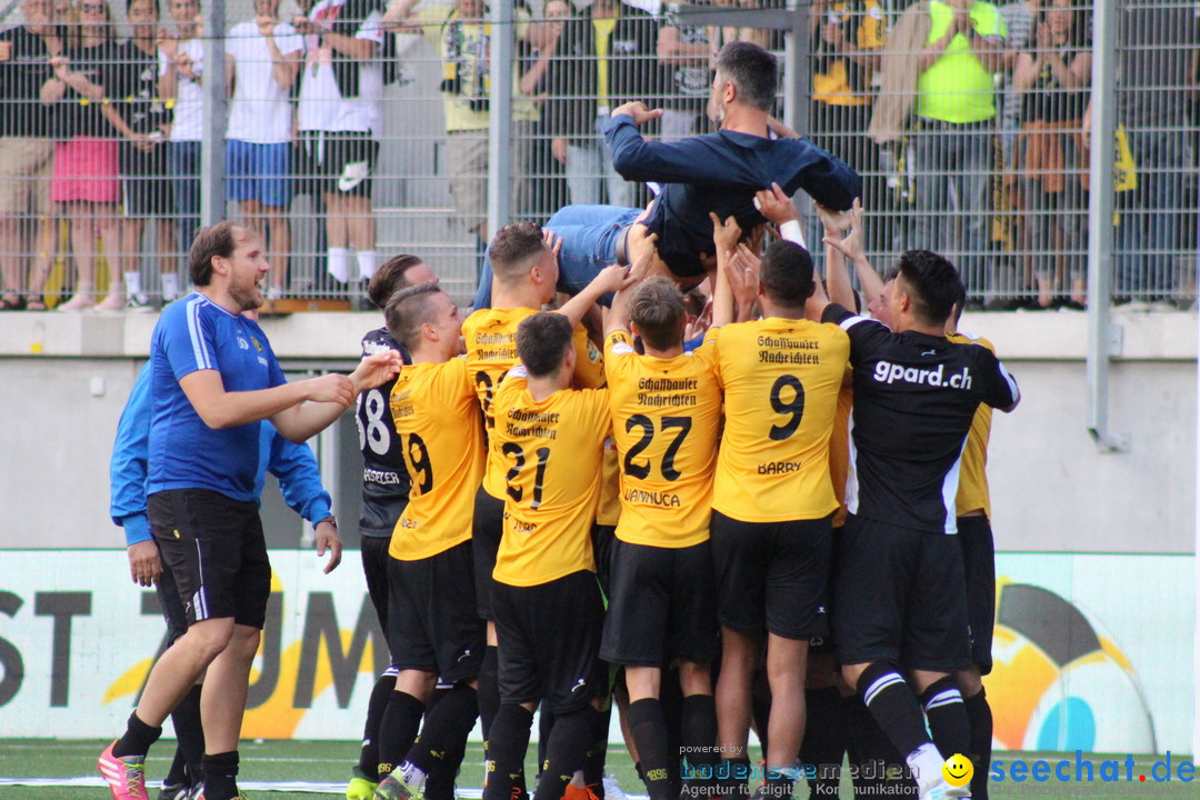 Fussball: FC Schaffhausen vs FC Winterthur - Schweiz, 21.05.2018
