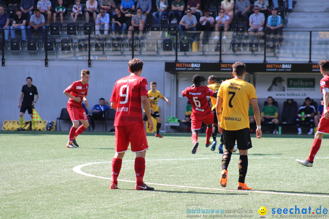 Fussball: FC Schaffhausen vs FC Winterthur - Schweiz, 21.05.2018