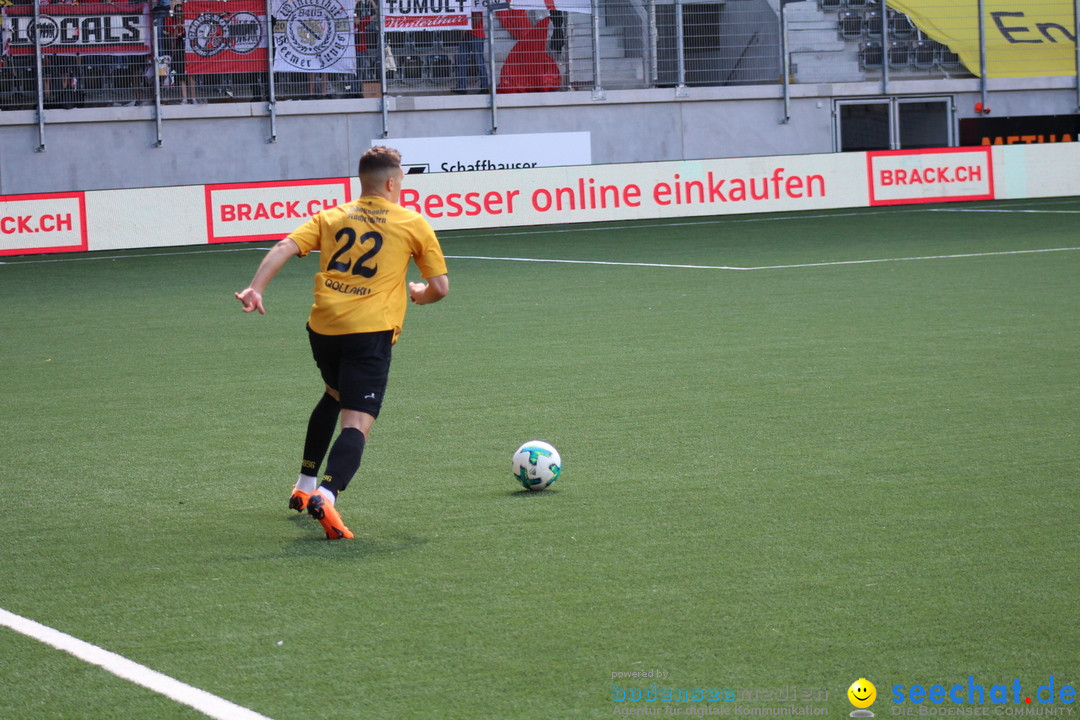 Fussball: FC Schaffhausen vs FC Winterthur - Schweiz, 21.05.2018