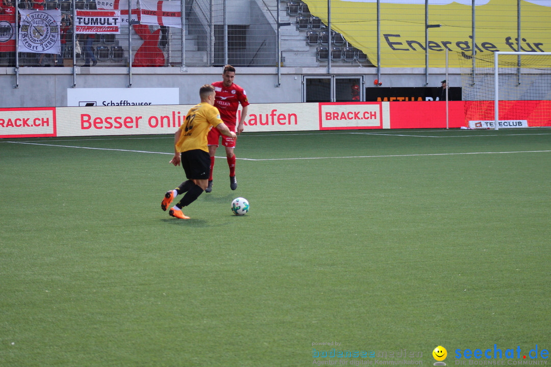 Fussball: FC Schaffhausen vs FC Winterthur - Schweiz, 21.05.2018