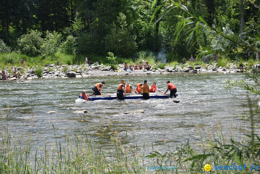 Mammut Flossrennen: Sitter-Thur in der Schweiz, 27.05.2018