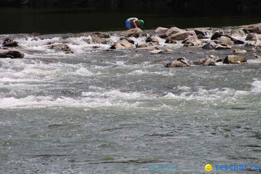 Mammut Flossrennen: Sitter-Thur in der Schweiz, 27.05.2018