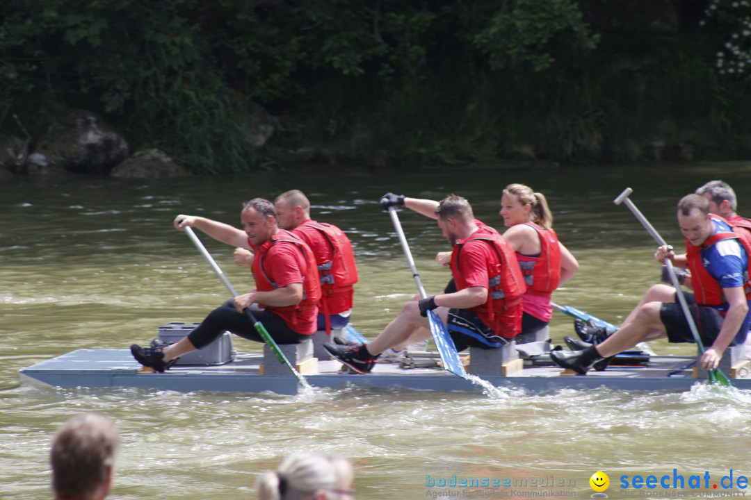 Mammut Flossrennen: Sitter-Thur in der Schweiz, 27.05.2018