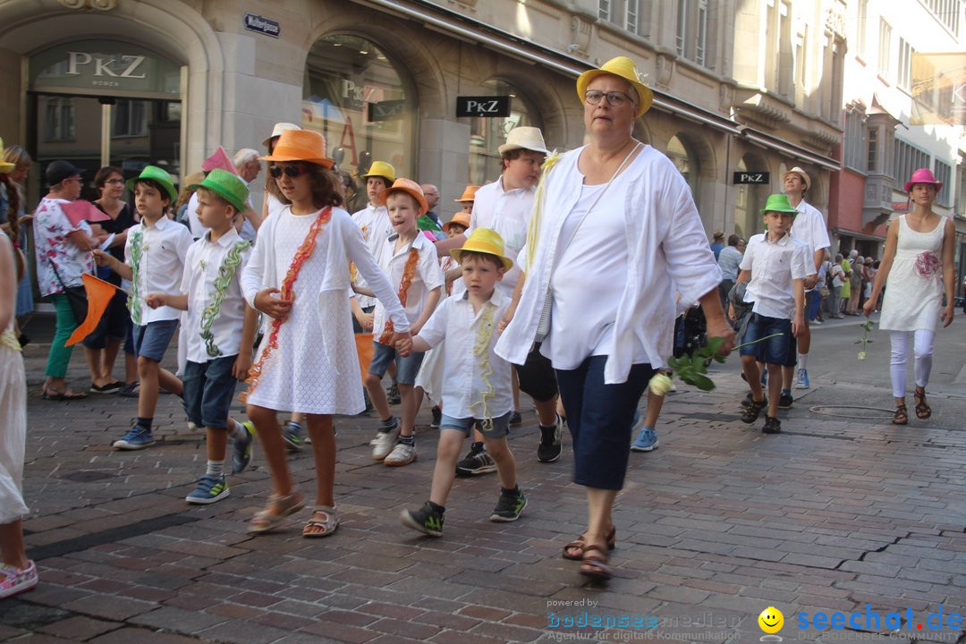 Kinderfest mit 30.000 Besuchern: St. Gallen, 20.06.2018