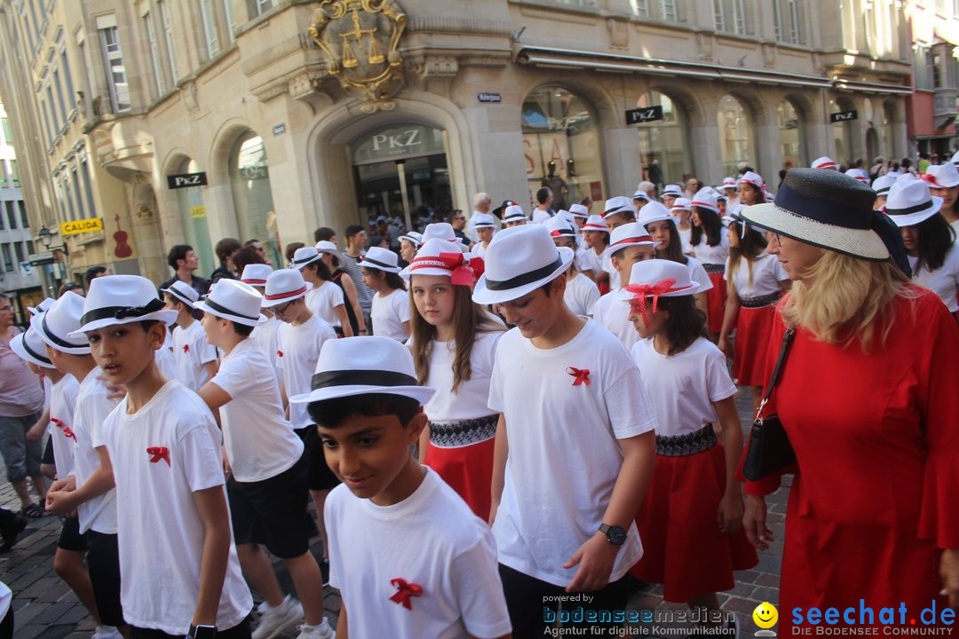 Kinderfest mit 30.000 Besuchern: St. Gallen, 20.06.2018
