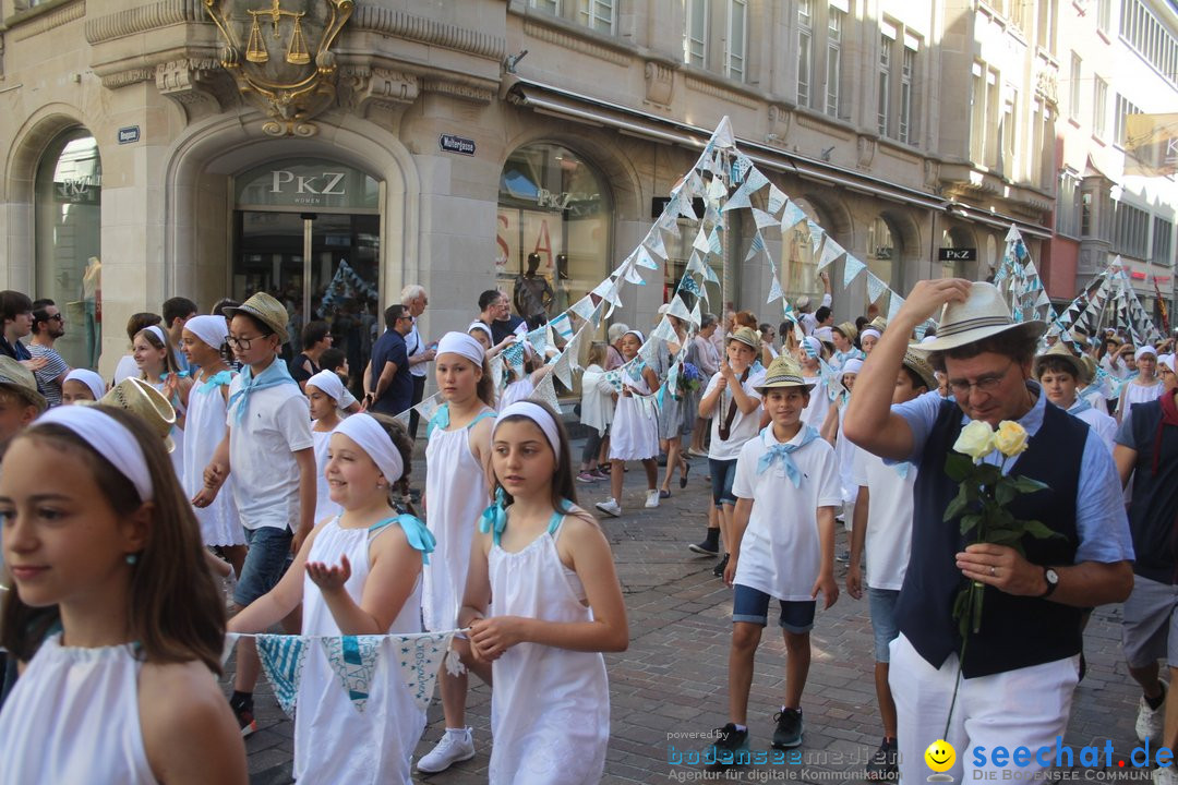 Kinderfest mit 30.000 Besuchern: St. Gallen, 20.06.2018