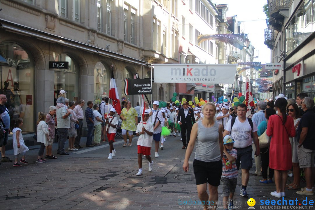 Kinderfest mit 30.000 Besuchern: St. Gallen, 20.06.2018