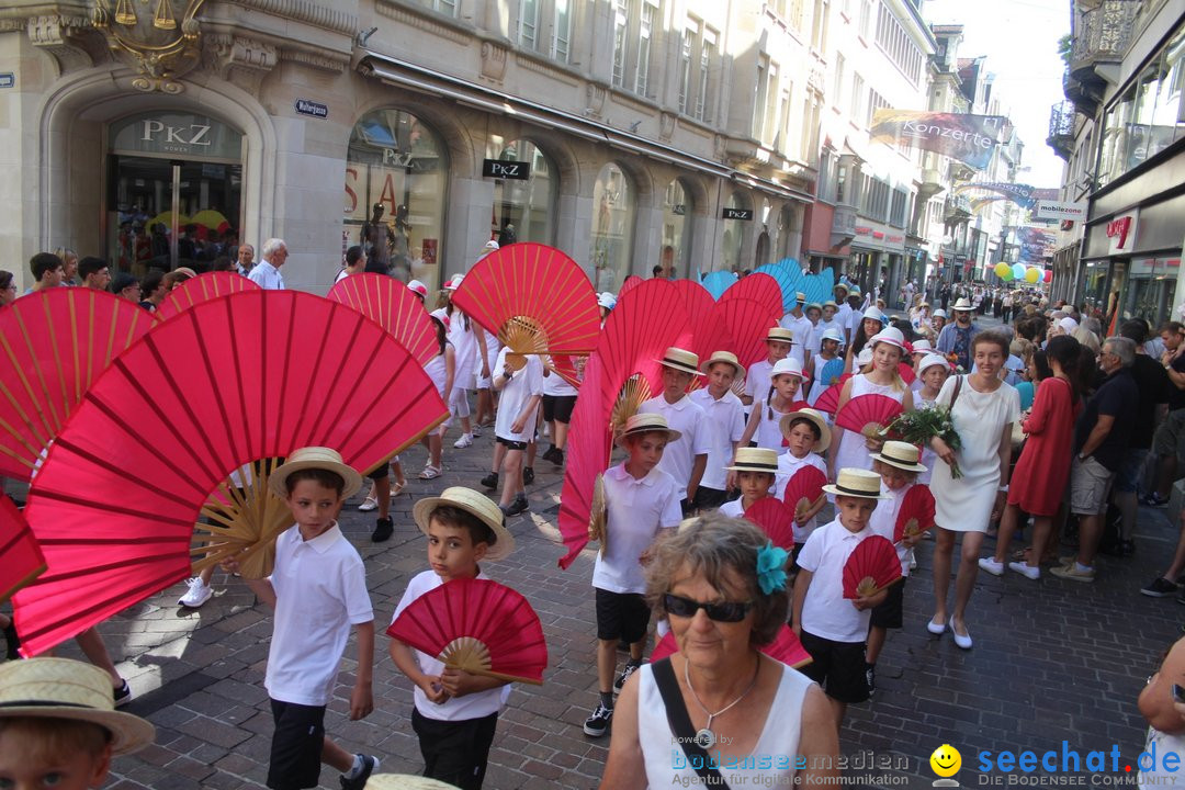 Kinderfest mit 30.000 Besuchern: St. Gallen, 20.06.2018
