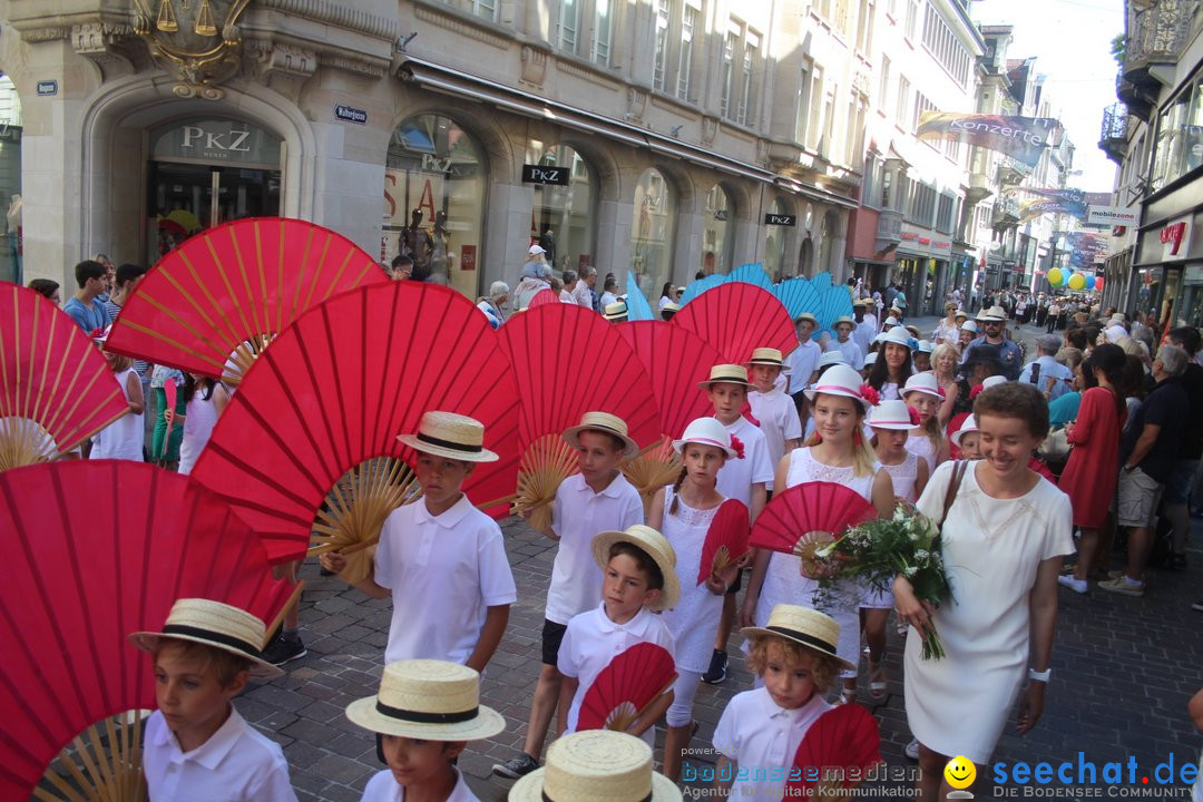 Kinderfest mit 30.000 Besuchern: St. Gallen, 20.06.2018