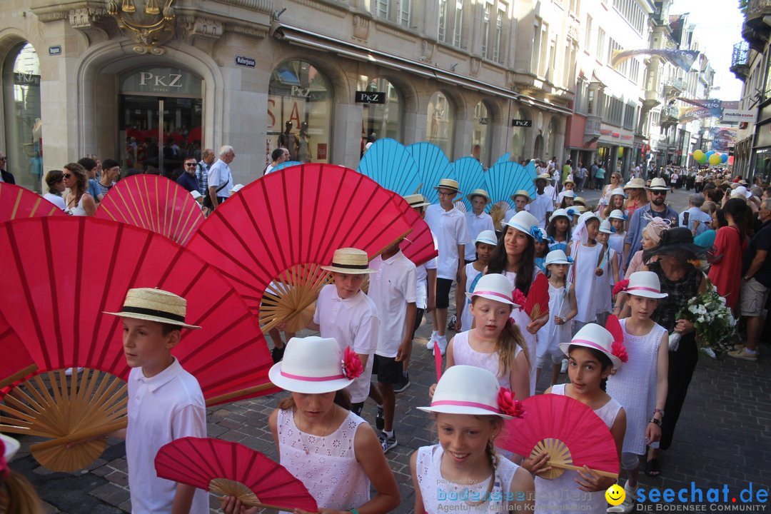 Kinderfest mit 30.000 Besuchern: St. Gallen, 20.06.2018