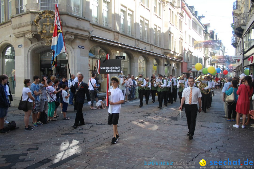 Kinderfest mit 30.000 Besuchern: St. Gallen, 20.06.2018