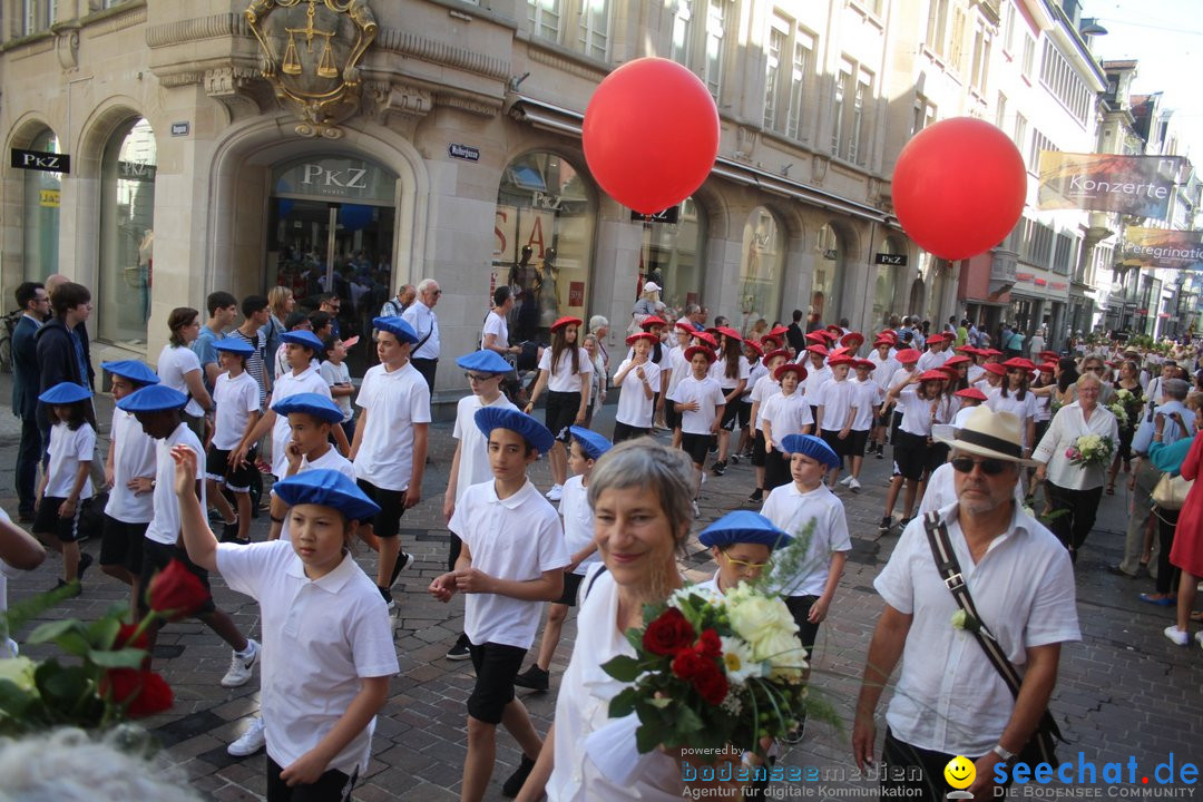 Kinderfest mit 30.000 Besuchern: St. Gallen, 20.06.2018