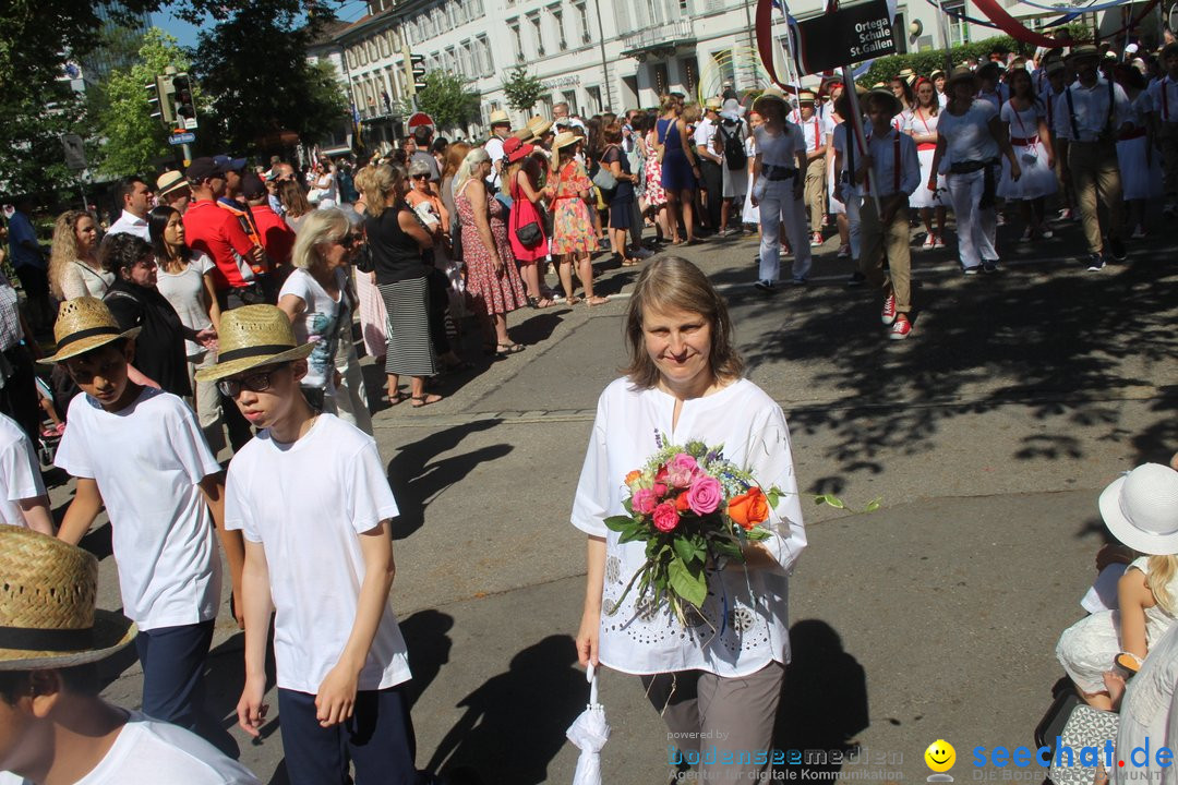 Kinderfest mit 30.000 Besuchern: St. Gallen, 20.06.2018