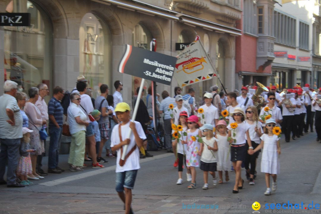 Kinderfest mit 30.000 Besuchern: St. Gallen, 20.06.2018