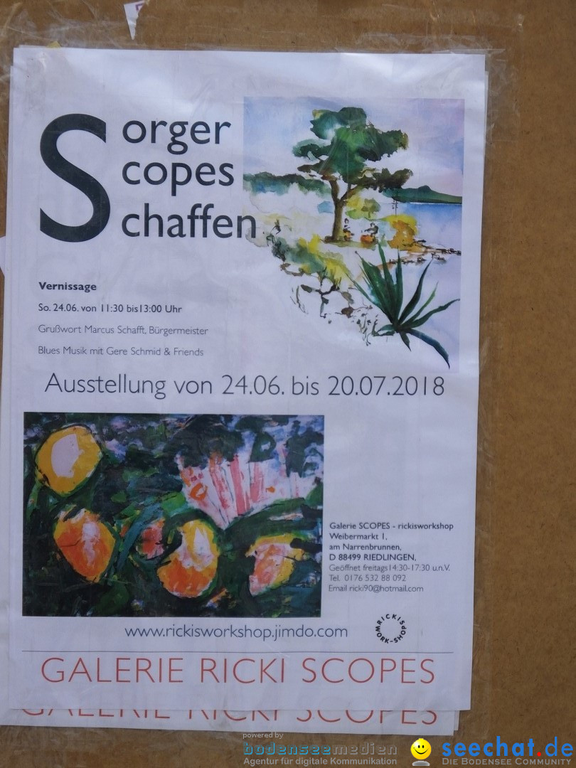 Vernissage - Gerda Sorger: Riedlingen, 24.06.2018
