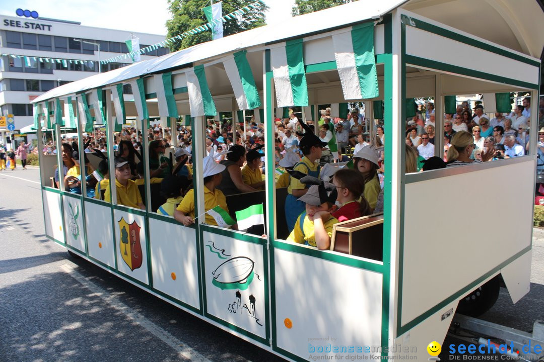 70. Seehasenfest mit Umzug: Friedrichshafen am Bodensee, 15.07.2018