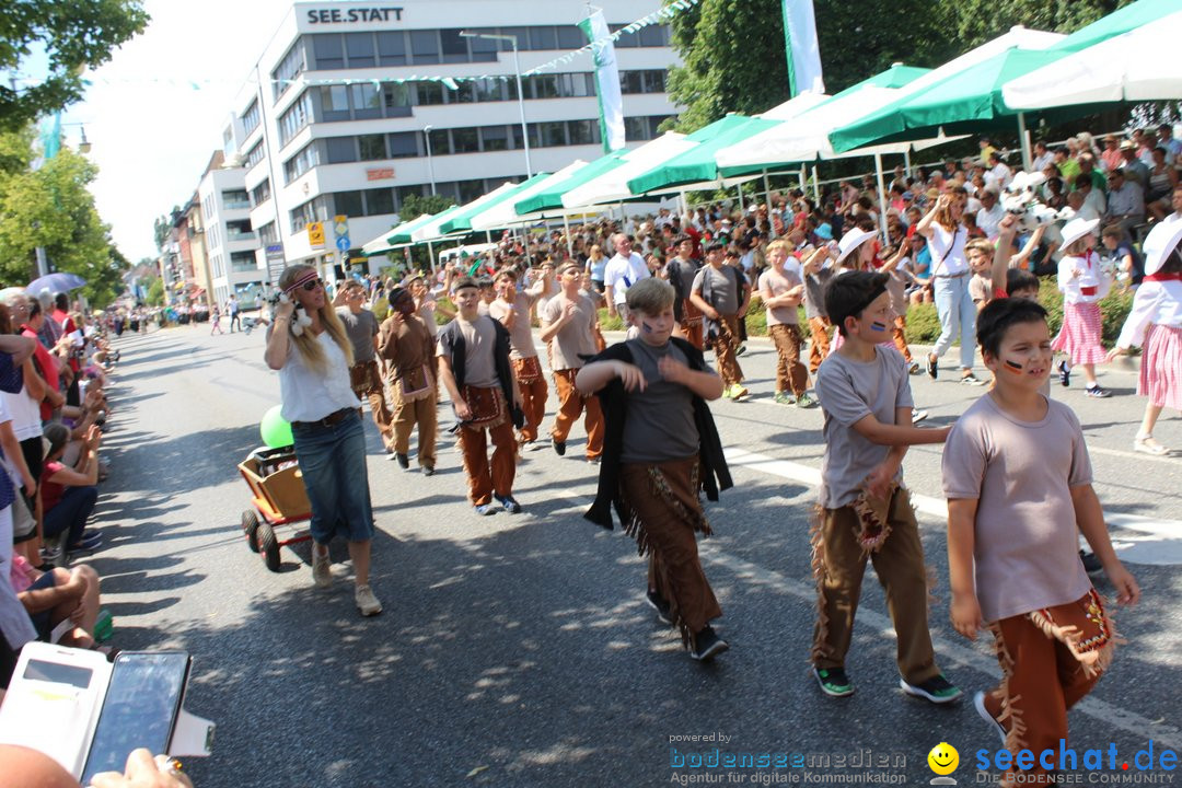 70. Seehasenfest mit Umzug: Friedrichshafen am Bodensee, 15.07.2018