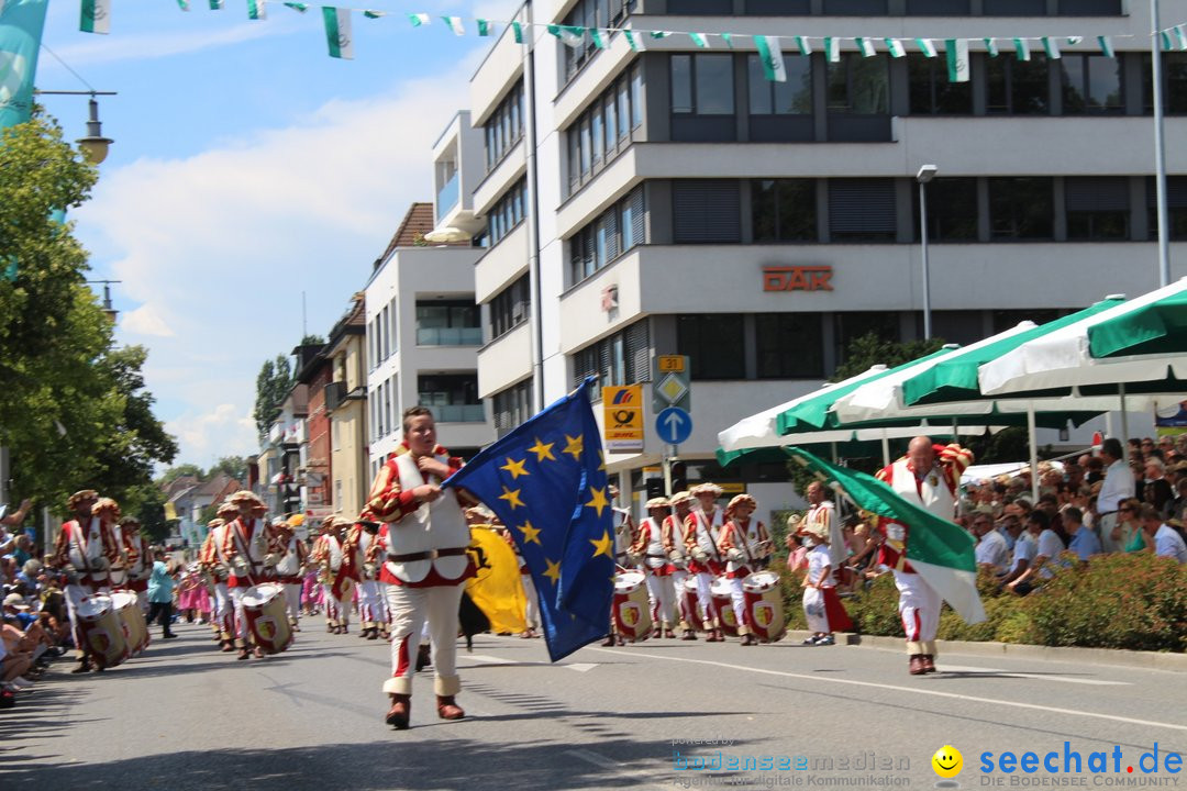 70. Seehasenfest mit Umzug: Friedrichshafen am Bodensee, 15.07.2018